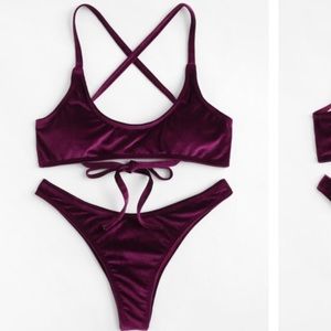 Purple bikini